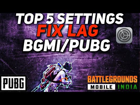 TOP 5 SECRET SETTINGS TO FIX PUBG & BGMI LAG & RENDER ISSUE