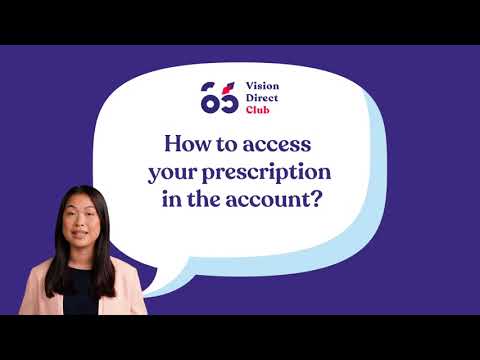 How to access your prescription in the account