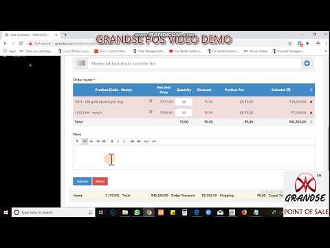 How to make a qutation in grandse pos billing software