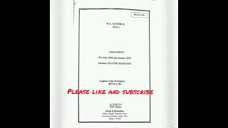 BEGLA 136 ASSIGNMENT SOLUTION