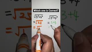 Which method do you solve for square roots? | Tricky math #squareroot #trickymath #algebra #shorts