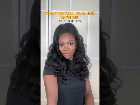 The protective way to install clip ins! #clipinhairextensions #type4hair  #clipinsfornaturalhair