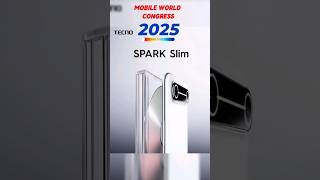 MWC 2025:  THINNEST Phone EVER! | Tecno Spark Slim😱🔥#mwc2025 #TecnoSparkSlim #WorldsThinnestPhone