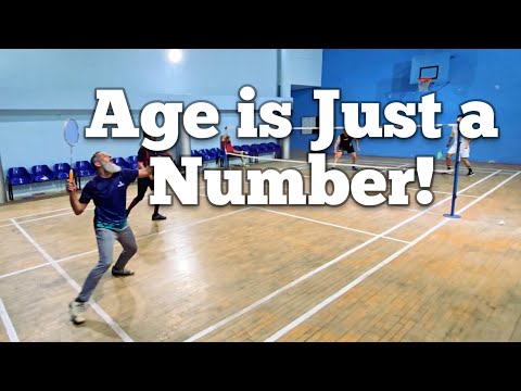 Old But Gold! Watch This 56-Year-Old Dominate the Badminton Court!#BadmintonLegend #SeniorBadminton