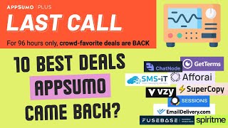 AppSumo Plus Last Call Deals Are Back! [January 2024]