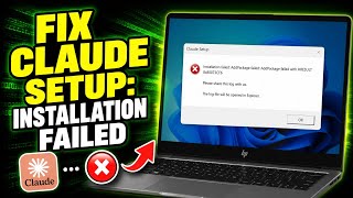 Fix Claude Setup: Installation failed: AddPackage failed: AddPackage failed