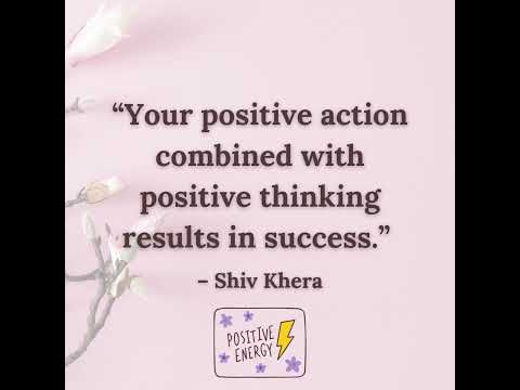 #positivecues Positive Action + Positive Thinking = Success! #positivethinking #quotes #success