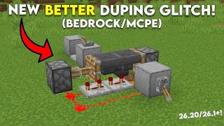 NEW! Infinite Item Duplication Glitch Minecraft Bedrock v26.10+! (Easy Survival)