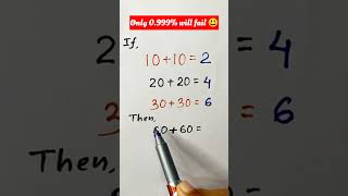 Tricky Math riddle #youtubeshorts #maths