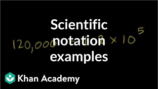 Scientific notation examples | Pre-Algebra | Khan Academy