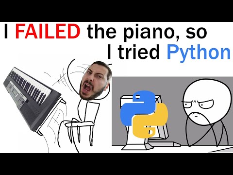I FAILED at playing the piano so I wrote a NOOB PYTHON BOT  to play Piano Tiles game | PyAutoGUI