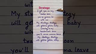 Twice - Strategy Lyrics (feat. Megan Thee Stallion) #twice #jihyo #jeongyeon #strategy #twicenayeon