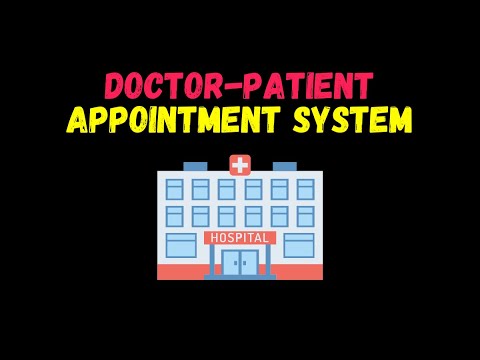 Doctor Patient Appointment System Flask App in Python - Advanced Python Project - with source code
