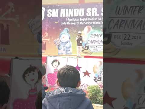 Kids Speech Act Jawahar Lal Nehru | Kids Talent Show | Winter Carnival #talent #shorts