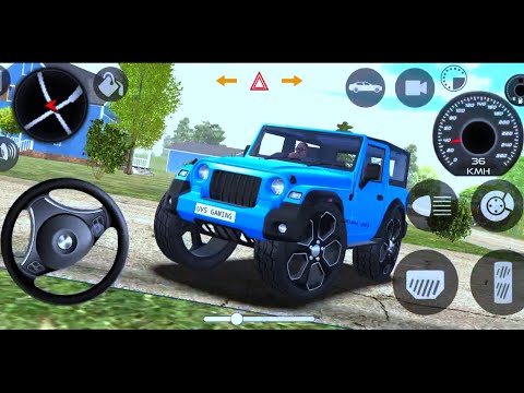 Dollar (Song) Modified Mahindra Blue thar 😈|| Indian Cars Simulator 3D || Android Gameplay Part 7