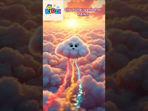 Cloud that wanted to Paint #kids #kidsvideo #cocomelon #kidsshorts #kidsstories