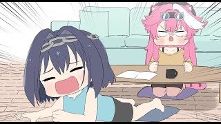 Kronii Can't Stop Teasing Raora About Pizza & Pasta! | Hololive Animation