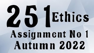 AIOU Code 251 Solved Assignment No.1 Autumn 2022 #aiou #aiousolveassignments