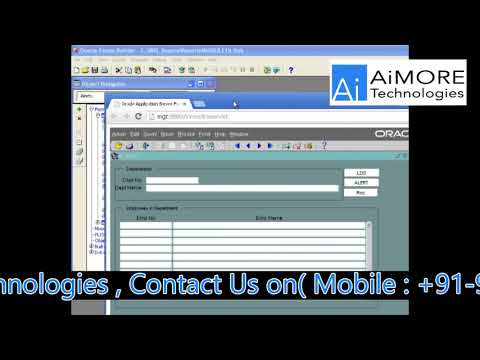 Oracle Forms and Reports By AiMORE Technologies