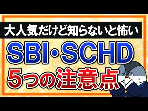 【知らないと怖い】SBI・SCHDに投資する前に気を付けるべき5つの注意点を徹底解説！