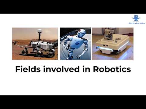 Fields involved in Robotics