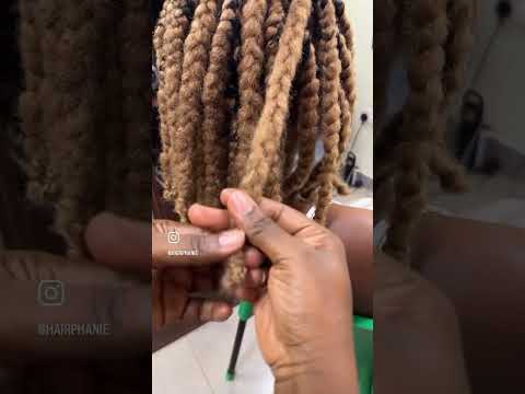 Fluffy braids with extensions! #youtubeshorts #viral #naturalhair #extension #hairstyle #afrohair