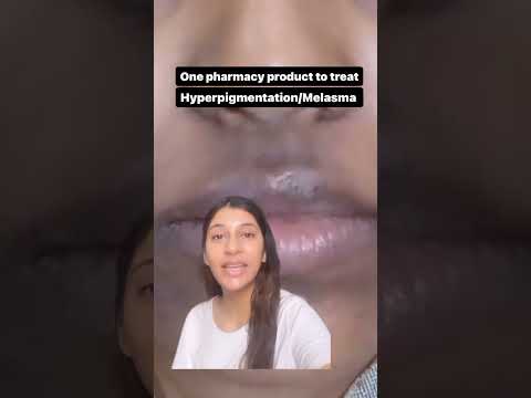 Treating melasma with one pharmacy product #skincare #skincaretips #melasma #hyperpigmentation