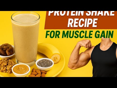 protein shake recipe | homemade protein shake recipe for muscle gain #fitness #gym #protein #viral