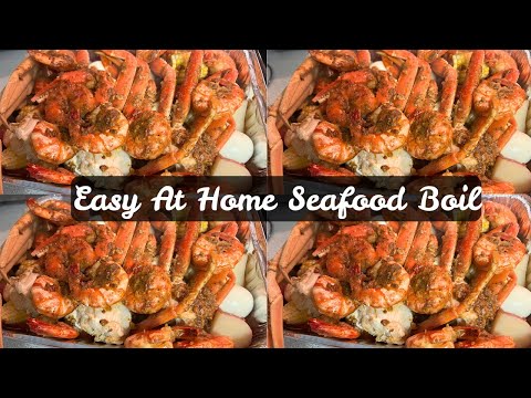 How To Make An EASY Homemade Seafood Boil, Better Than ANY Restaurant!!!