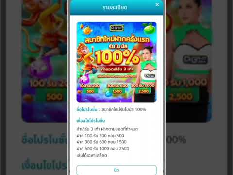 โปร100%สมาชิกใหม่