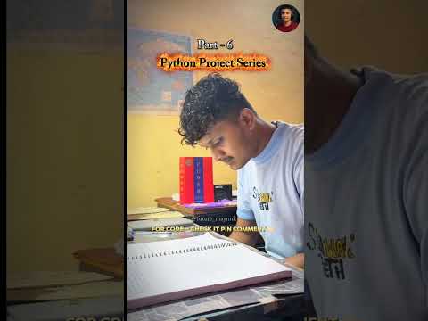 Part - 6 " Python Project Series " #shorts #shortsfeed #coding #college #ai #python #success #trend