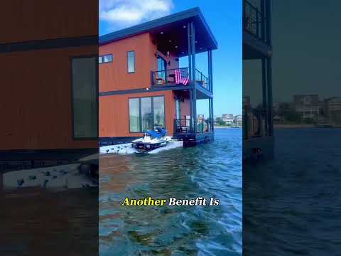 Would You Live in a House That Floats?#Architecture #LifeOnWater #fyp #foryou #Knowledge