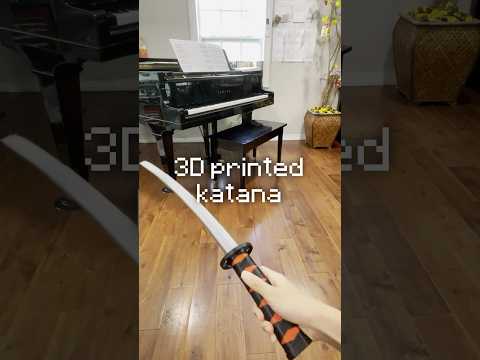3d printed katana #3dprinting #satisfying