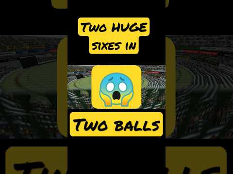 Two huge sixes in two balls | H.Pandya hits two sixes in two balls. #india #asiacup #funny 😱