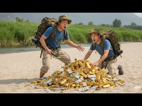 Massive Gold Discovery in the River – You Won’t Believe This! #gold #goldhunting