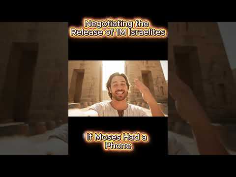 If Moses Had an iPhone #ai #shorts #funny #moses #funnyshorts