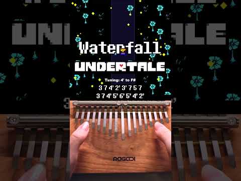 Undertale - Waterfall | Kalimba Tutorial easy tabs MAGADI M17 kalimba