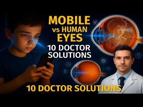 How Mobile Phones Damage Eyes 👁️ | मोबाइल आंखों को कैसे नुकसान पहुंचाता है | (3D Doctor Animation)
