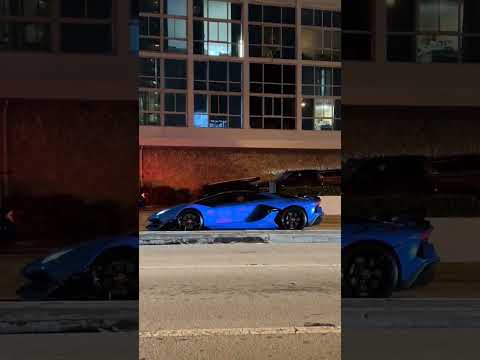 That Glorious  V12 😍 #supercar#lamborghini#aventadorsvj#v12#svjroadster#miami#shorts