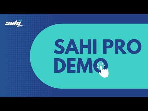 Sahi Pro Demo Video