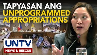 Unprogrammed Appropriations sa 2026 budget, nirekomendang tapyasan na