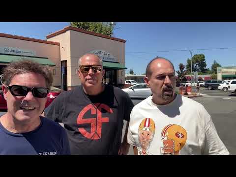 THREE IDIOTS EATING SANDWICHES #51 "Gunther's Restaurant & Catering" San Jose, CA