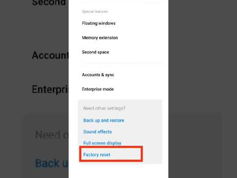 Redmi phone reset kaise kare | mobile reset kare #shorts #viralvideo