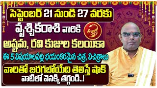 Vruschika Rashi Phalalu Telugu September | Vruschika Rasi | Scorpio Sign| Nittala Phani Bhasker |Eha