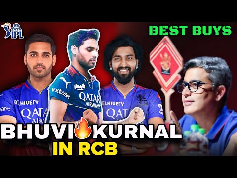 IPL 2025 - Bhuvi and Krunal Join in RCB | RCB Playing 11 Now Constructed, Best Buy For RCB