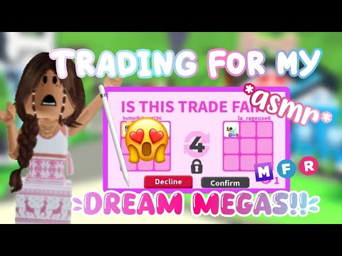 *APPLE PENCIL ASMR* trading for my DREAM MEGAS!! (successful)💫💕🌴