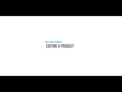 How to Edit a Product