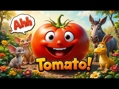 Ahh Tamatar bade majedar| Funny Rhyme | Kids Cartoon Poem | MiniMinds Nursery Rhymes