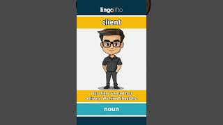 🇬🇧 Client Meaning : Flash Card : Learn English Vocabulary