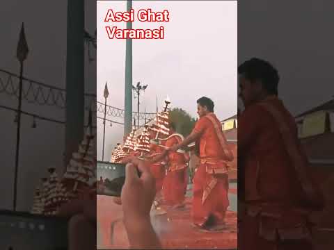 Assi Ghat shivala, Varanasi #gangaaarti #sanatam #hindu #mahadev #varanasi #viral #shorts #trending
